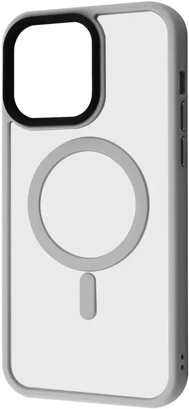 Чохол WAVE Matte Insane Case with Magnetic Ring iPhone 15 Pro Max (gray) 50837