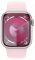 Apple Watch Series 9 GPS 45mm Pink Aluminum Case w. Light Pink Sport Band - M/L (MR9H3)
