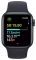 Apple Watch SE 2 GPS 40mm Midnight Aluminium Case with Midnight Sport Band S/M (MR9X3)