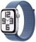 Apple Watch SE 2 GPS 40mm Silver Aluminium Case with Winter Blue Sport Loop (MRE33)