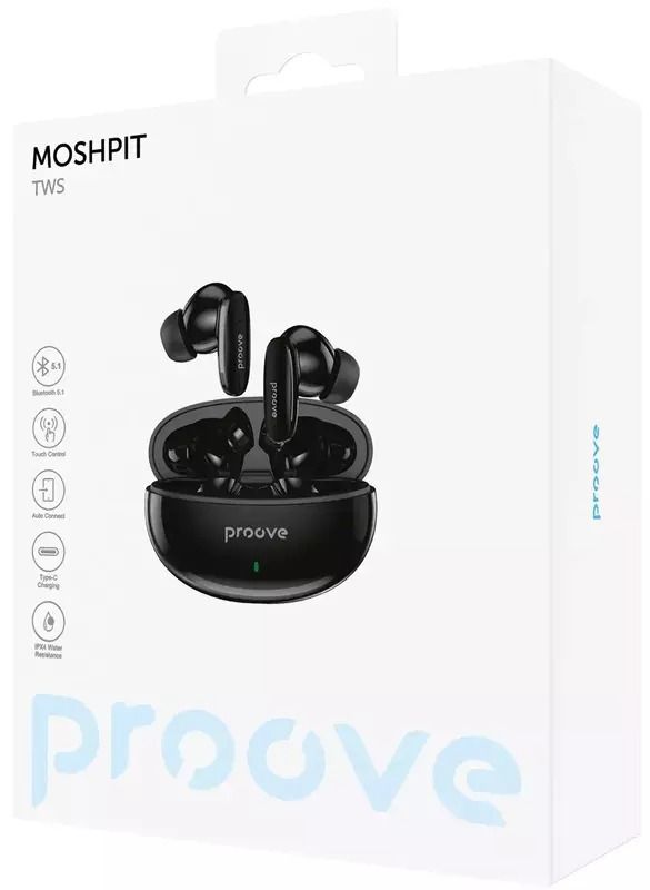 Навушники Proove MoshPit TWS  (black)