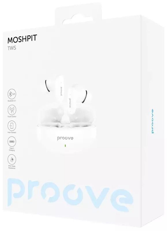 Навушники Proove MoshPit TWS  (white)