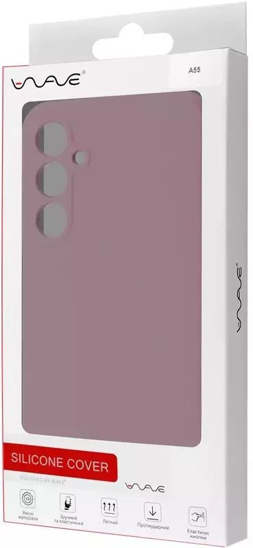 Чехол WAVE Full Silicone Cover Samsung Galaxy A55 pink sand