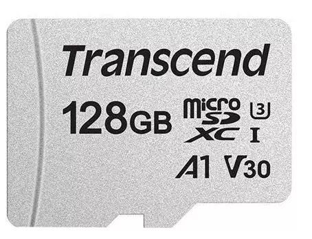 Карта пам'яті Transcend 128 GB microSDXC UHS-I U3 300S + SD Adapter (TS128GUSD300S-A)