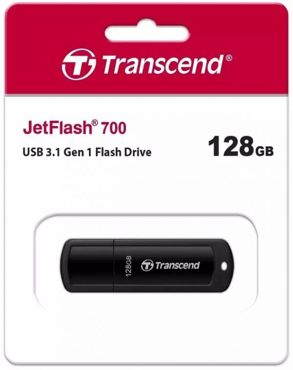 USB флеш накопичувач Transcend 128 GB JetFlash 700 (TS128GJF700)