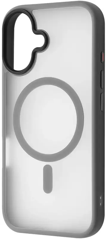 Чохол WAVE Matte Insane Case with Magnetic Ring iPhone 16 (gray)