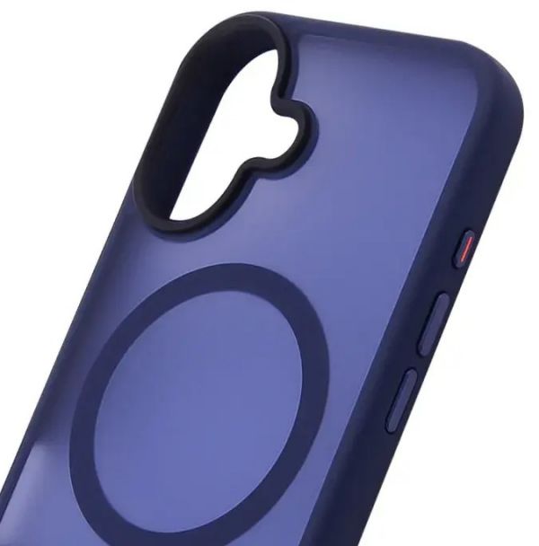 Чохол WAVE Matte Insane Case with Magnetic Ring iPhone 16 (ultramarine)