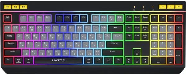 Клавіатура HATOR Icefall (HTK401UA) black