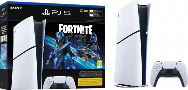 Ігрова консоль Sony PlayStation 5 Slim Digital Edition 1TB Fortnite Cobalt Star Bundle (1000045170)