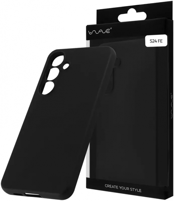 Чехол WAVE Colorful Case (TPU) Samsung Galaxy S23 FE  black