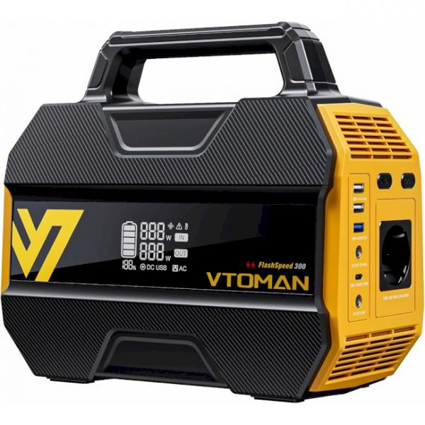 Зарядна станція Vtoman FlashSpeed 300 (230 Вт/г) 300W DC IN,LiFePo4