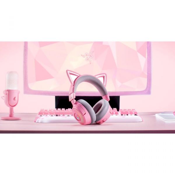 Гарнитура RAZER Kraken Kitty V3 PRO, Quartz (RZ04-05170200-R3M1)