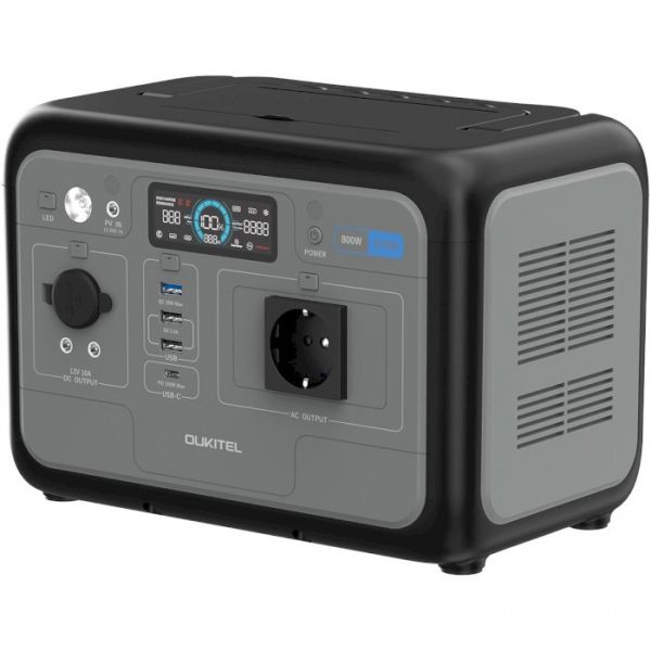 Зарядна станція Oukitel Р800 800Вт (512Вт/г) LiFePo4 UPS, MPPT, PD100 Вт