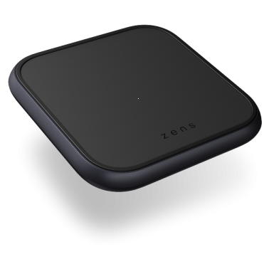 Zens Single Aluminium Wireless Charger Black with 18W USB-C PD Wall Charger (ZESC14B/00)