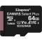 Карта памяти Kingston 64 GB microSDXC Class 10 UHS-I Canvas Select Plus (SDCS2/64GBSP)