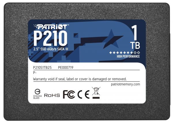 SSD накопичувач PATRIOT P210 1 TB (P210S1TB25)
