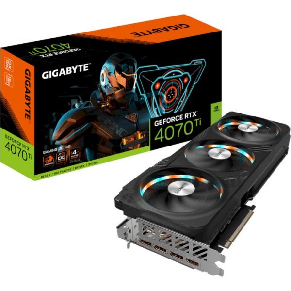 Відеокарта Gigabyte GeForce RTX 4070 Ti 12GB GDDR6X Gaming OC (GV-N407TGAMING OC-12GD)