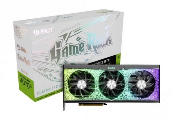Відеокарта Palit GeForce RTX 4070 Ti 12GB GDDR6X GameRock Classic (NED407T019K9-1046G)
