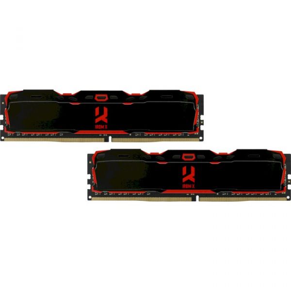 Модуль пам`ятi DDR4 2x8GB/2666 GOODRAM Iridium X Black (IR-X2666D464L16S/16GDC)