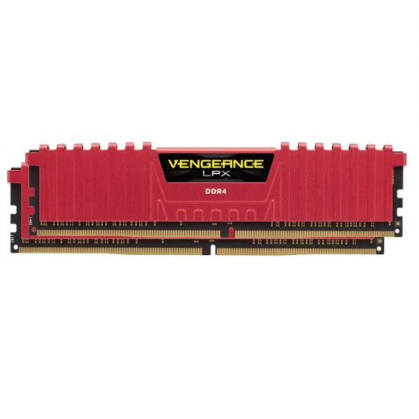 Модуль пам`ятi DDR4 2x8GB/3200 Corsair Vengeance LPX Red (CMK16GX4M2B3200C16R)