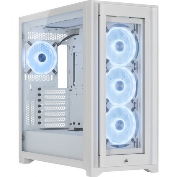Корпус Corsair iCUE 5000X RGB QL Tempered Glass White (CC-9011233-WW)