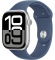 Apple Watch Series 10 GPS + Cellular 42mm Silver Alu. Case w. Denim Sport Band - M/L (MWX43)