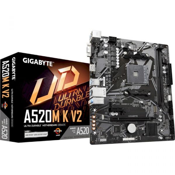 Материнська плата Gigabyte A520M K V2