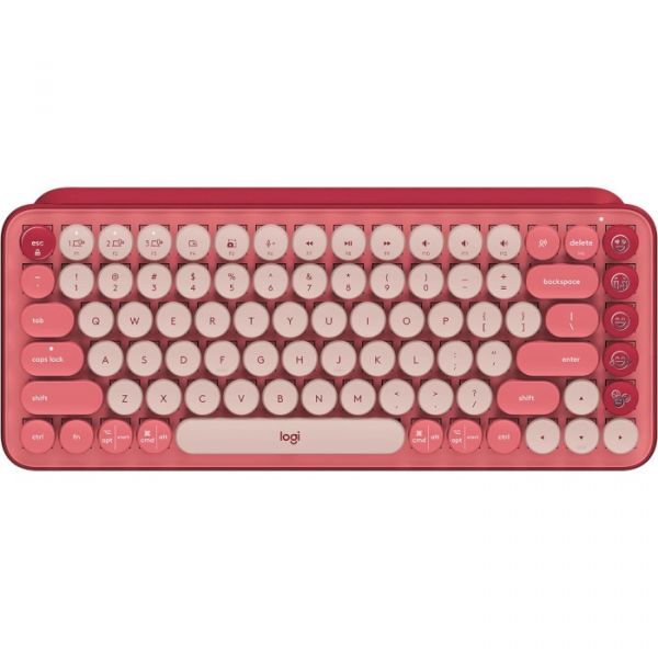 Клавіатура Logitech POP Keys Wireless Mechanical Keyboard Rose (920-010737)