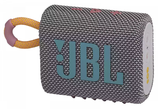 Портативна акустика JBL Go 3 Gray (JBLGO3GRY)