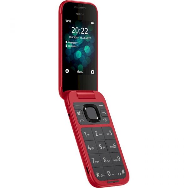 Мобільний телефон Nokia 2660 Flip Red (1GF011PPB1A03)