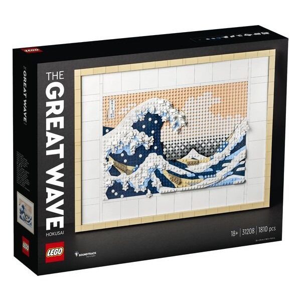 Блоковий конструктор LEGO ART Хокусай, Велика хвиля (31208)
