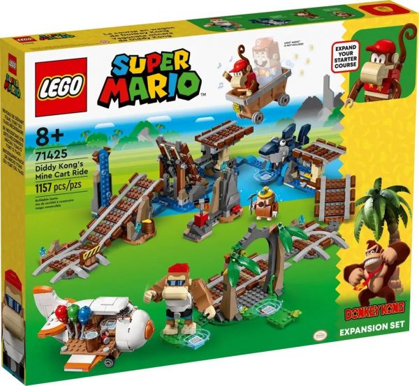 Блоковий конструктор LEGO Diddy Kong's Поїздка на вагонетці (71425)