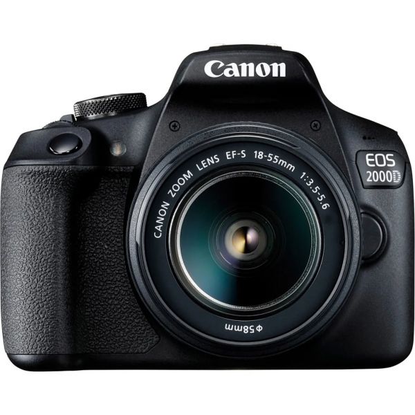 Фотоапарат Canon EOS 2000D EF/EF-S 18-55 mm F/3.5-5.6 DC (2728C002)