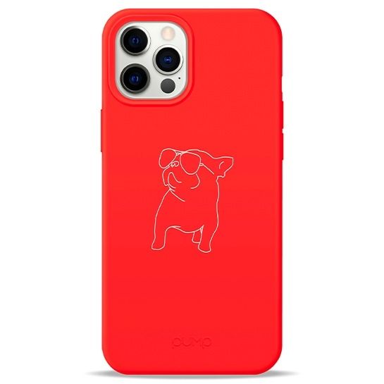 Чохол Pump Silicone Case Pug With for iPhone 12 Pro Max