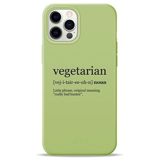 Чохол Pump Silicone Case Vegetarian for iPhone 12 Pro Max