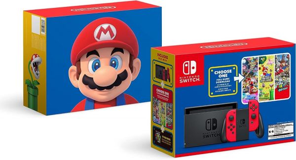 Портативна ігрова приставка Nintendo Switch Mario Choose One Bundle