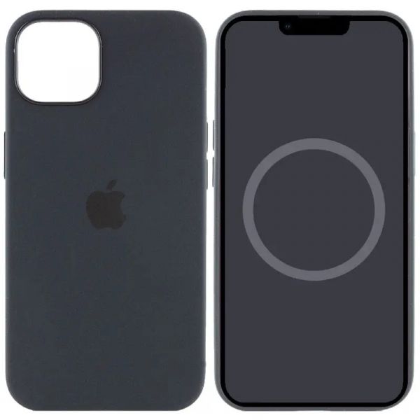 Чохол Silicon Case with Animation & MagSafe iPhone 13 Pro Max (1:1 original) Midnight