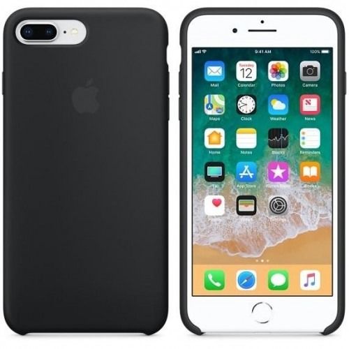 Чохол Apple Silicone Case Black for iPhone 8 Plus