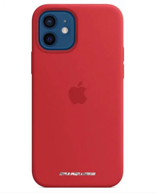 Чехол Apple Silicone Cace Red with MagSafe iPhone 12 Pro