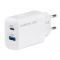 Мережевий зарядний пристрій Glasscove 12W 2-Port USB ( Glasscove TC-012APQ20 20W 2-Port Type-C + USB