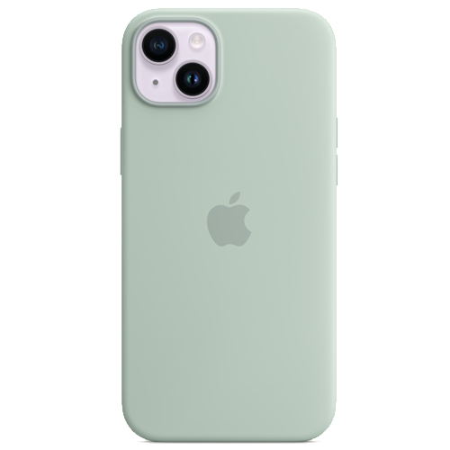 Чохол Apple Silicone Case with MagSafe iPhone 14 Plus (1:1 original) Succulent