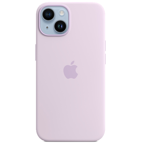 Чохол Apple Silicone Case with MagSafe iPhone 14 (1:1 original) Lilac