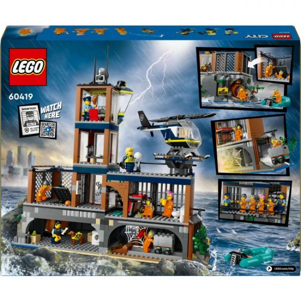 Блоковий конструктор LEGO City Поліцейський острів-в'язниця (60419)