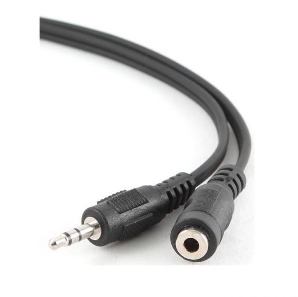 Аудіо-кабель Cablexpert 3.5 мм - 3.5 мм (M/F), 1.5 м, Black (CCA-423)
