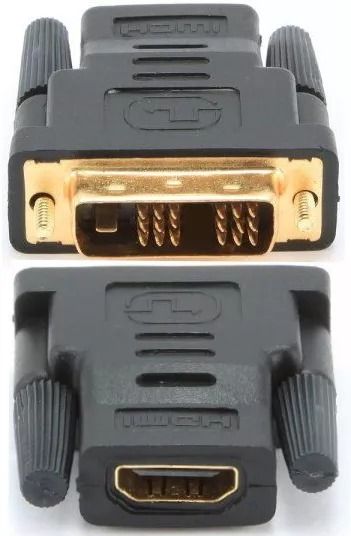 Перехідник Cablexpert DVI - HDMI (M/F), Black (A-HDMI-DVI-2)