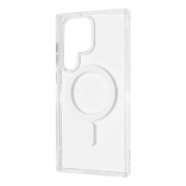 Чохол WAVE Clear Case (PC+TPU) with Magnetic Ring Samsung Galaxy S25 Ultra (clear)