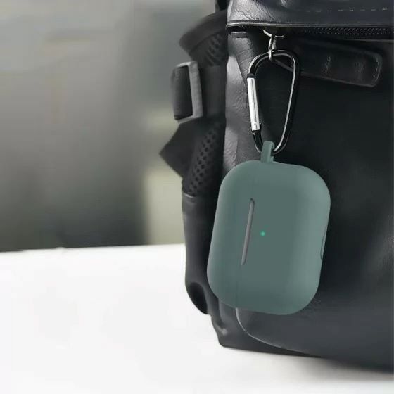 Чохол AirPods 4 Case (з мікрофіброю та карабіном), Mulberry