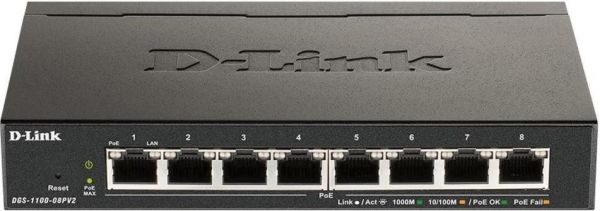 Коммутатор сетевой D-Link DGS-1100-08PV2