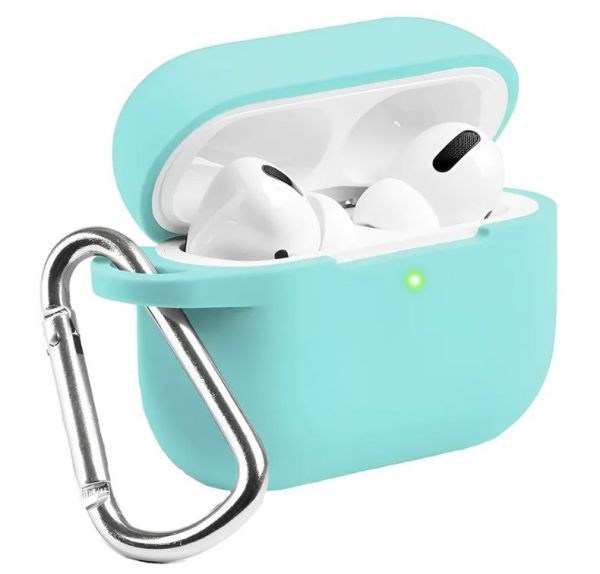 Чохол AirPods Pro 3 Case (з карабіном), Mint Green