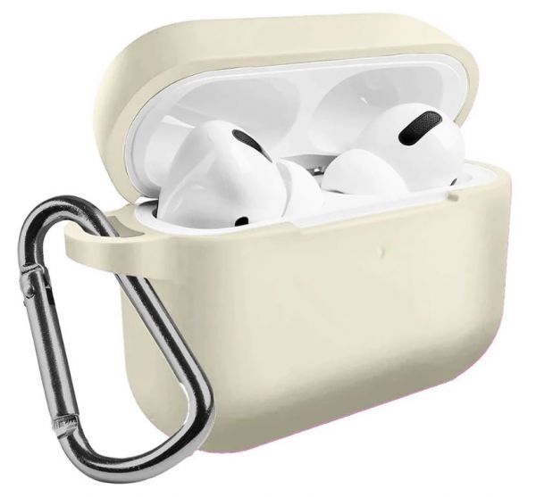 Чохол AirPods Pro 3 Case (з карабіном), Antique White